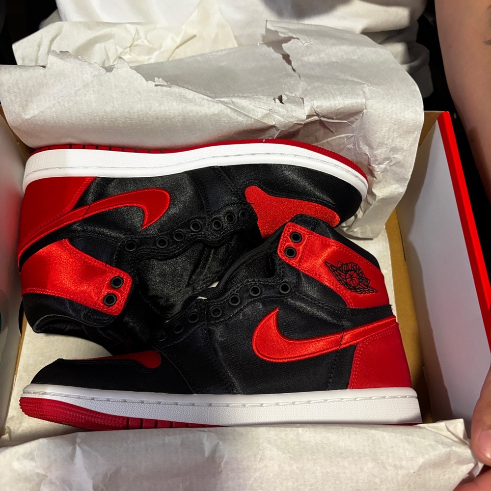 Nike Air Jordan 1 High Black Red Sneakers